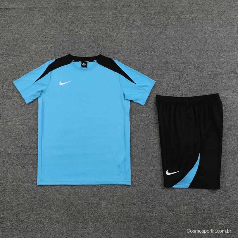 24/25 Nike Blue/black Short Sleeve Jersey+Shorts