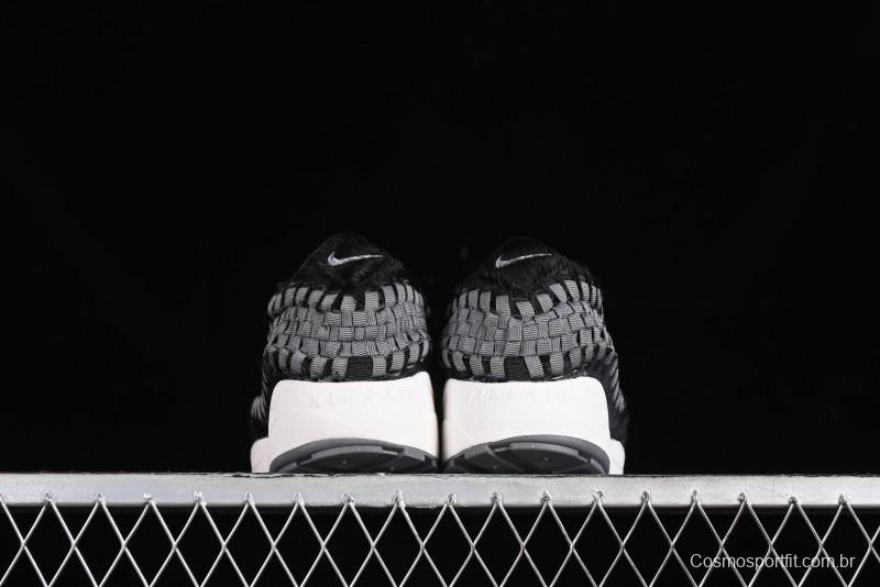 Nike Air Footscape Woven Asymmetrical Weave Slip-Resistant Low-Top Lifestyle Sneakers - FB1959-001
