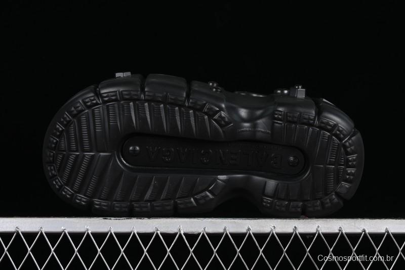 Balenciaga Hardcrocs Slide EVA Round-Toe Ultra Thick Sole Clog Sandals - W1S8N1010